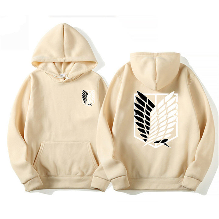 Women's Hooded Sweatshirt with Classic Anime Design Lisslune