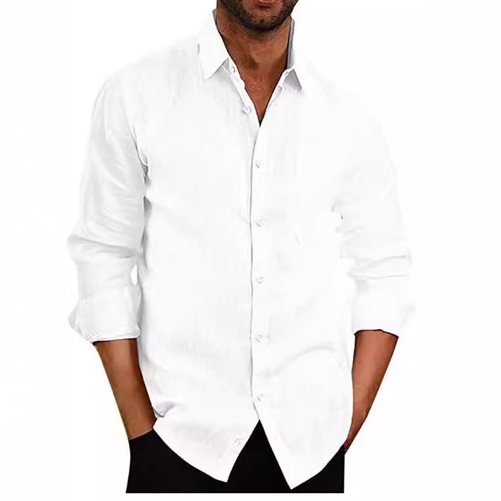 Men's casual long-sleeve shirt Lisslune
