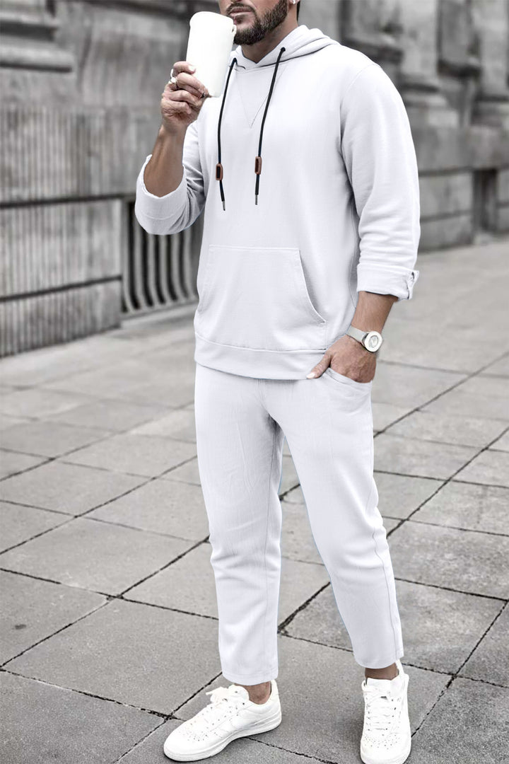 Men's Casual Hoodie and Jogging Pants Set Lisslune