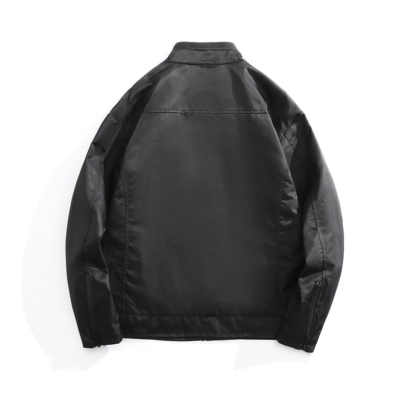 Men's biker jacket with practical pockets and breathable properties Lisslune
