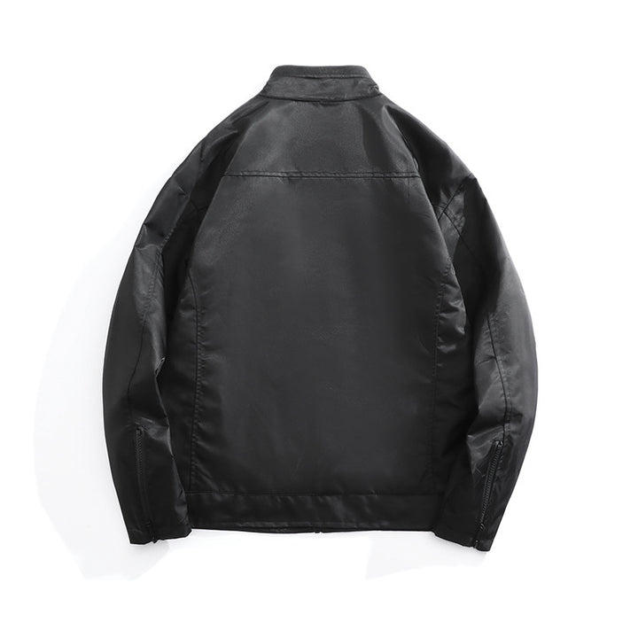 Men's biker jacket with practical pockets and breathable properties Lisslune