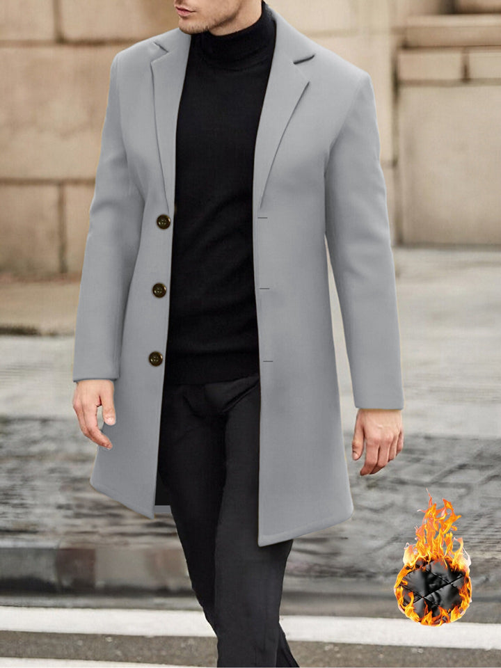 Men's classic and stylish wool coat Lisslune