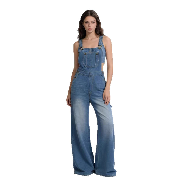 Women's dungarees in a casual oversized cut with functional side pockets Lisslune