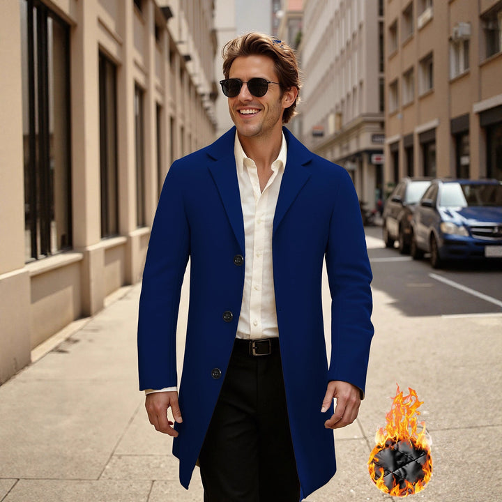 Men's elegant and stylish overcoat Lisslune