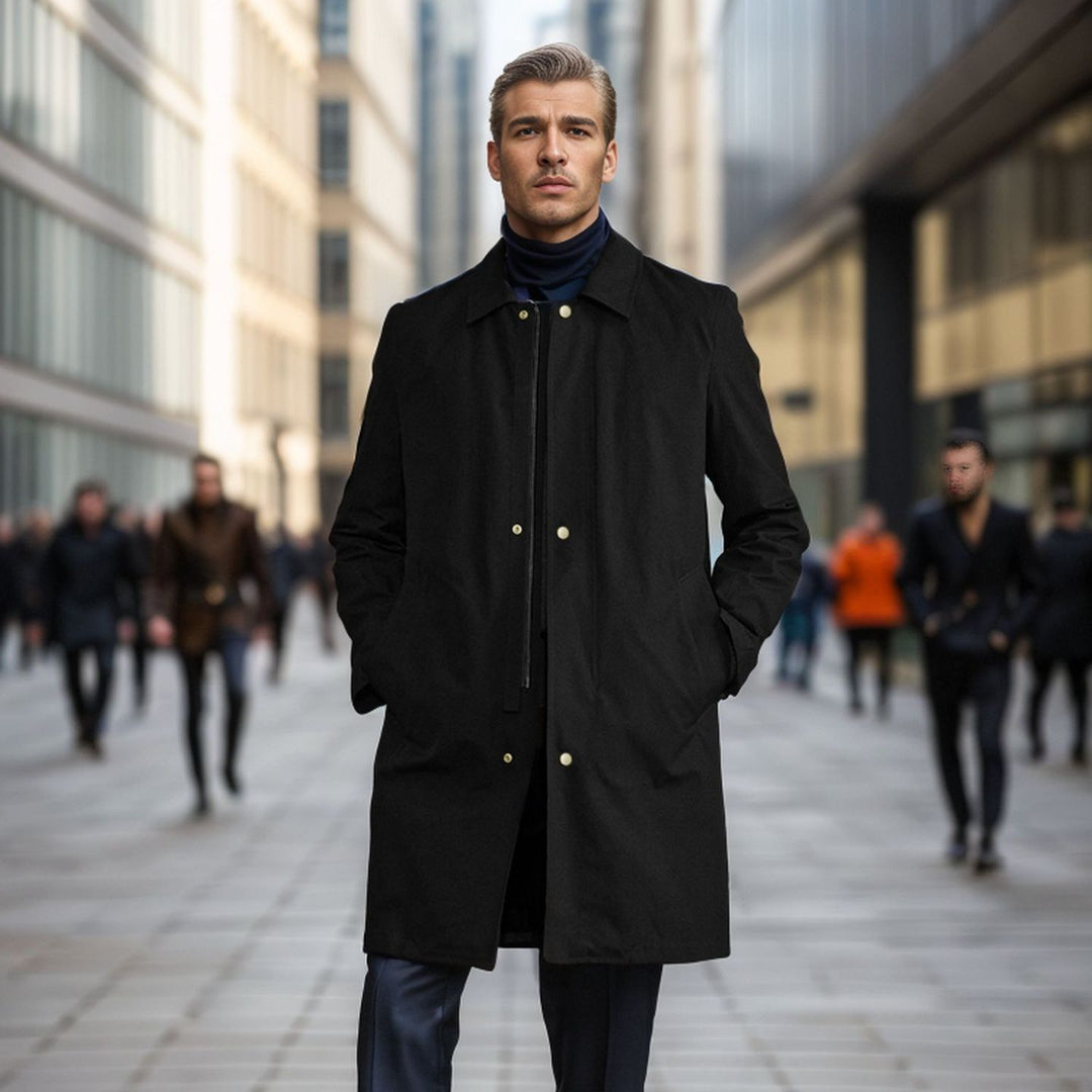 Men's fashionable transitional coat with practical pockets and water-repellent fabric Lisslune