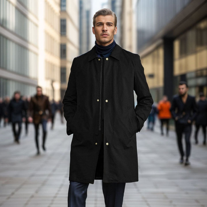 Men's fashionable transitional coat with practical pockets and water-repellent fabric Lisslune
