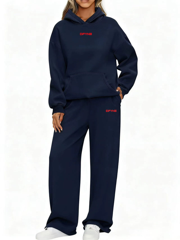 Women's casual jogging suit made of soft sweat material Lisslune