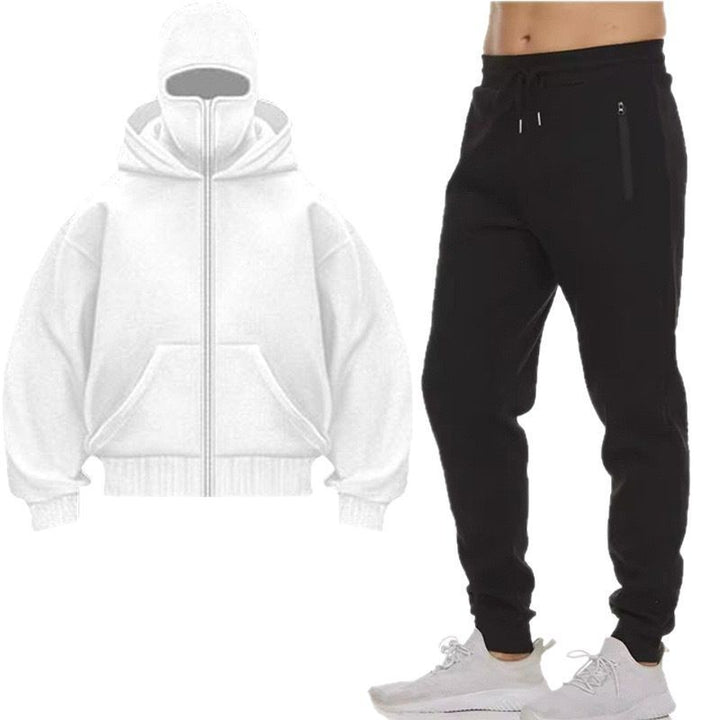 Women's hooded sweat jacket with practical continuous zipper placket and large pockets Lisslune