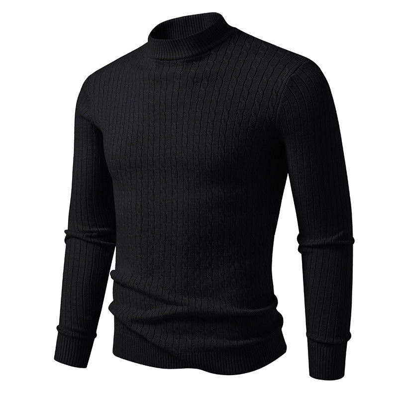 Men's turtleneck sweater made of high-quality knit Lisslune