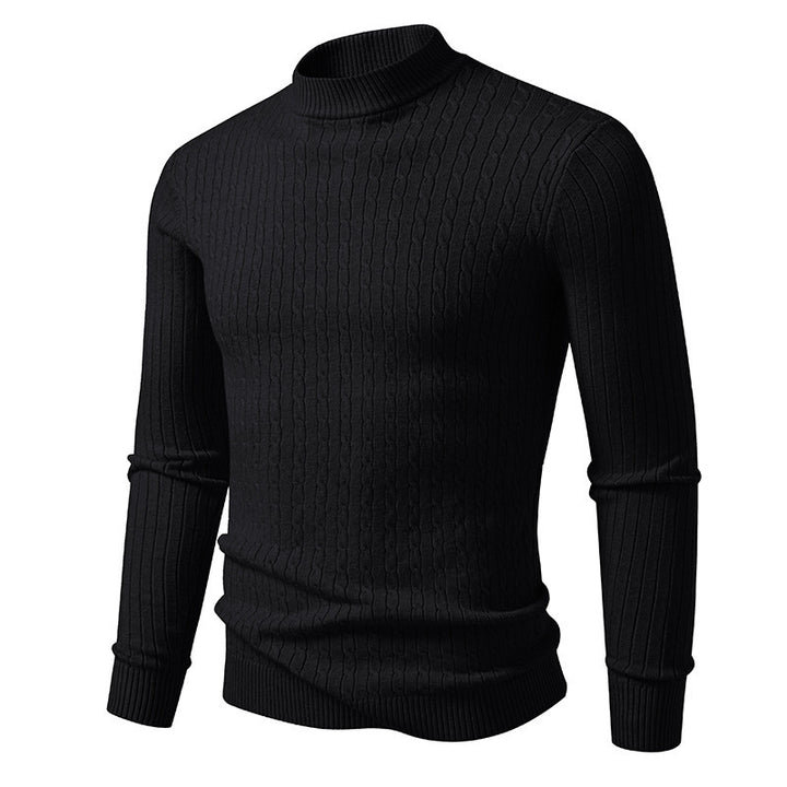Men's turtleneck sweater made of high-quality knit Lisslune