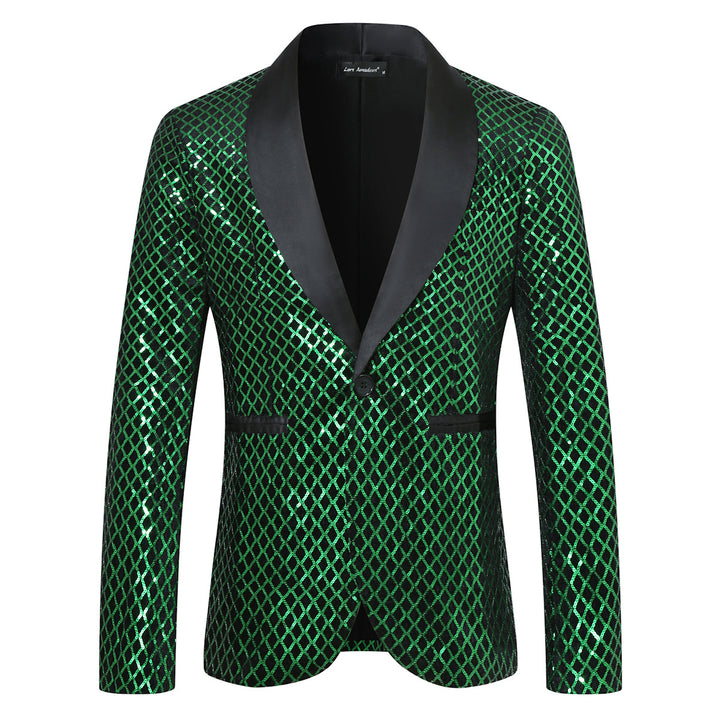 Men's sequined blazer with luxurious design Lisslune