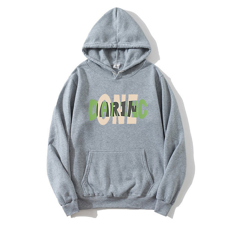 Women’s hoodie with large printed lettering Lisslune