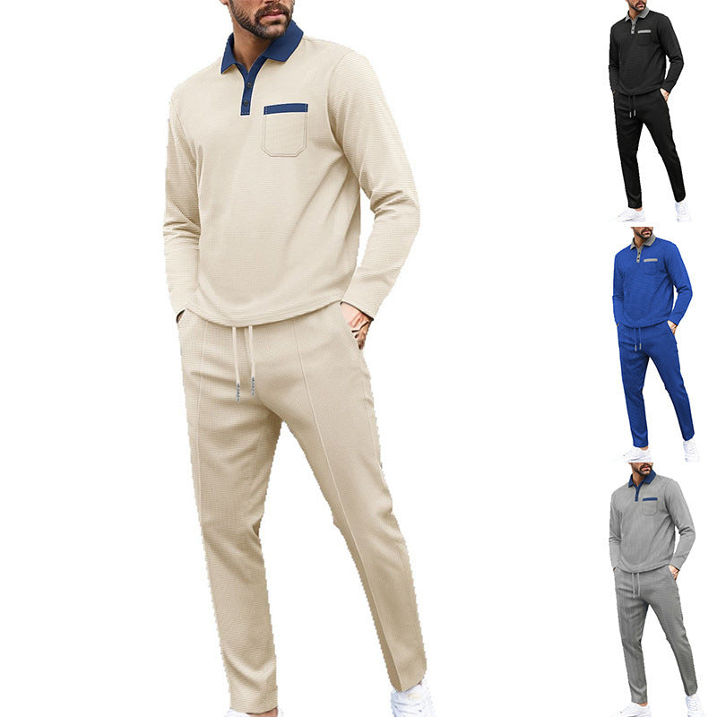 Men's sporty leisure set with modern cut and breathable materials Lisslune