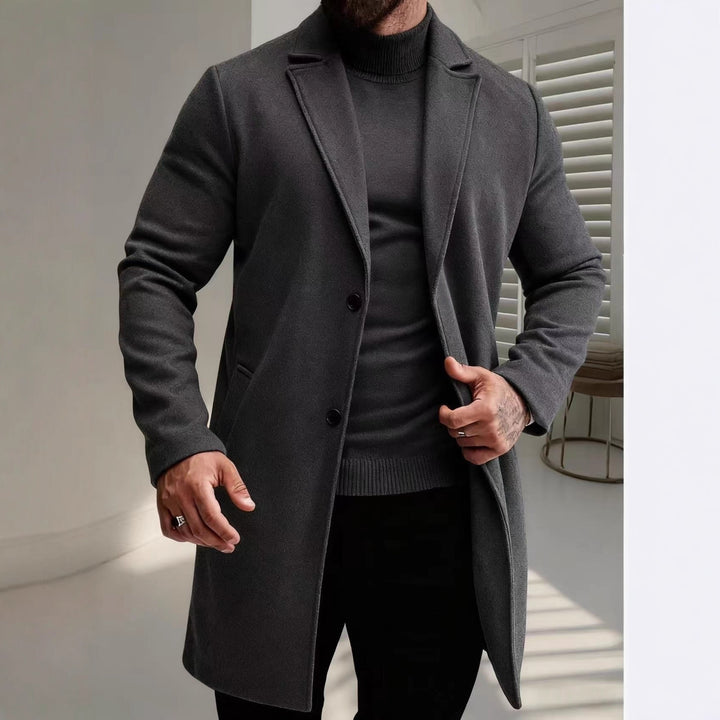 Men's elegant wool coat Lisslune