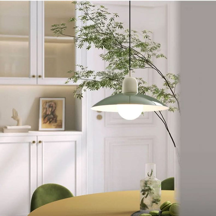 Lisslune | Modern Macaron Bauhaus Pendant Light – Iron Shade