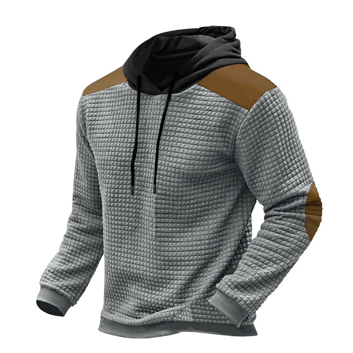 Men's structured hooded sweater with contrast details Lisslune