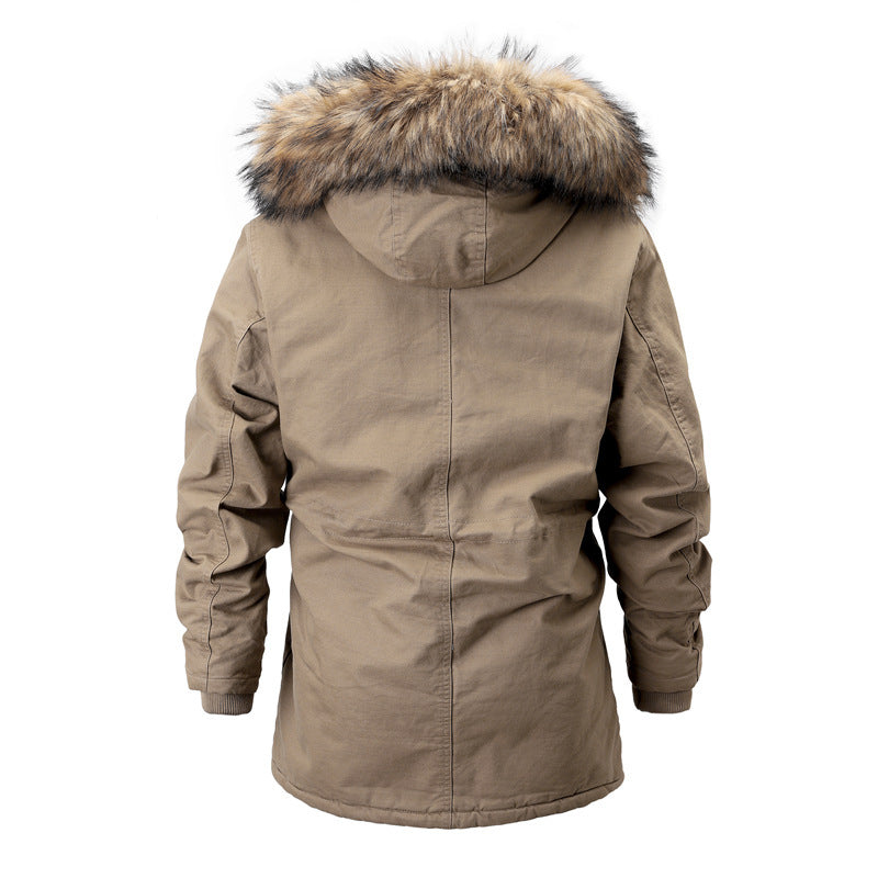 Men's Winter Parka with Removable Hood Lisslune