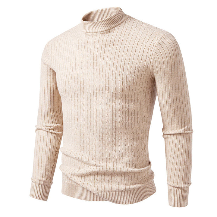 Men's turtleneck sweater made of high-quality knit Lisslune
