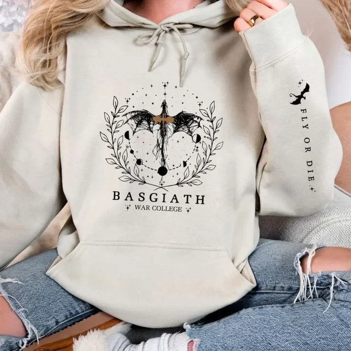 Women's hooded sweatshirt with impressive fantasy design Lisslune
