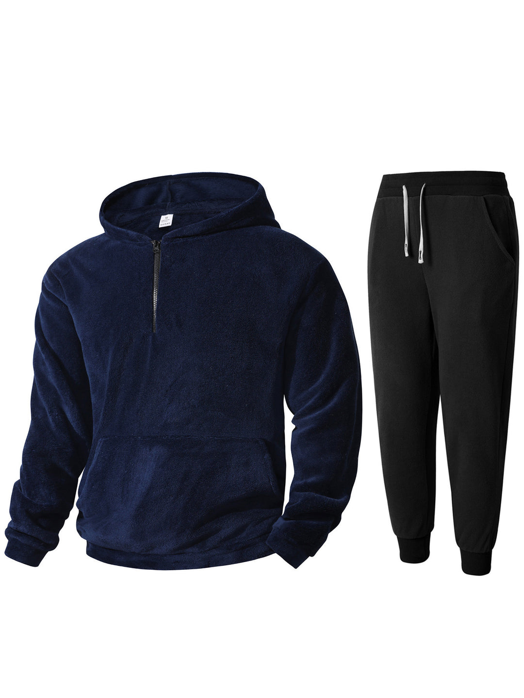 Men's Cozy Fleece Hoodie and Sweatpants Set Lisslune