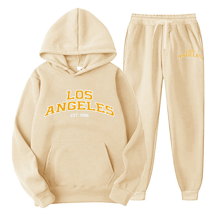Women's Sporty Hoodie and Jogging Pants Set Lisslune