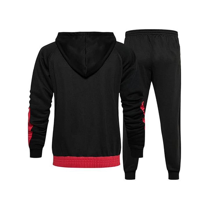Men's sporty tracksuit with contrasting design and elastic cuffs Lisslune