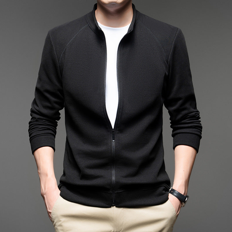 Men's sporty zip sweater with breathable material Lisslune