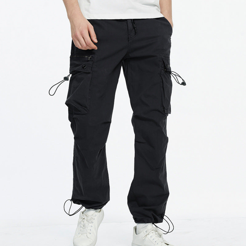 Men's cargo pants with practical side pockets and adjustable waistband Lisslune