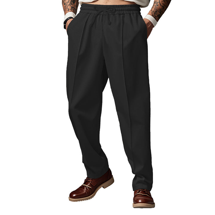 Men's Sporty Jogging Pants with Flexible Waistband and Side Pockets Lisslune