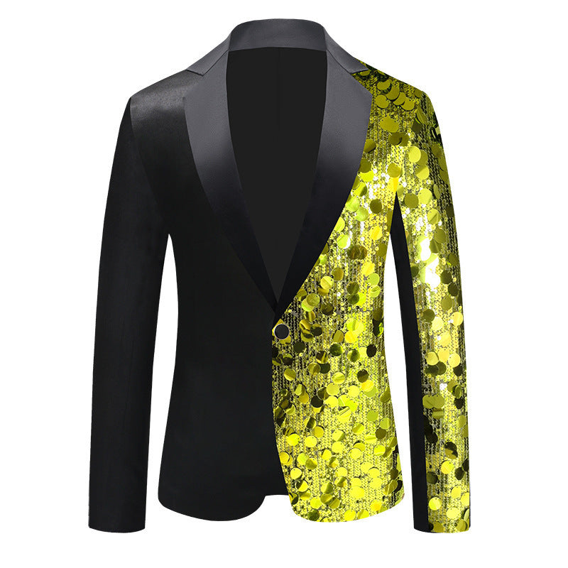 Men's glamorous sequin blazer Lisslune