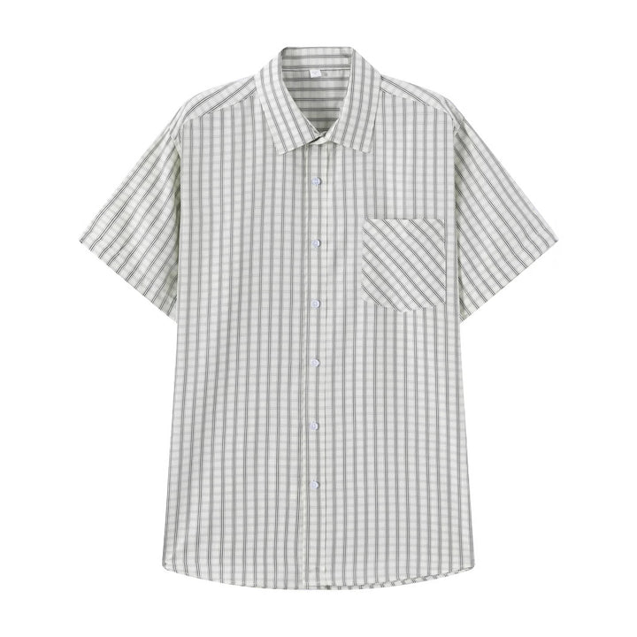 Men's lightweight, checked short sleeve shirt Lisslune