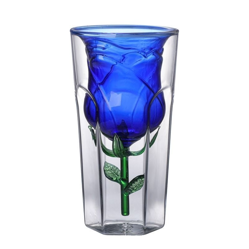 Rynx | Autumn Apartment Decor Creative Romantic Love Glass Goblet High-Quality Wine Goblet Design Sense Engagement Gift Goblet