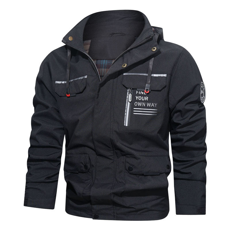 Men's Functional Transitional Jacket with Practical Pockets and Stylish Design Lisslune