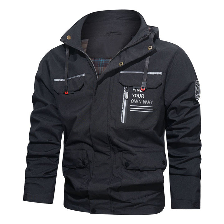 Men's Functional Transitional Jacket with Practical Pockets and Stylish Design Lisslune