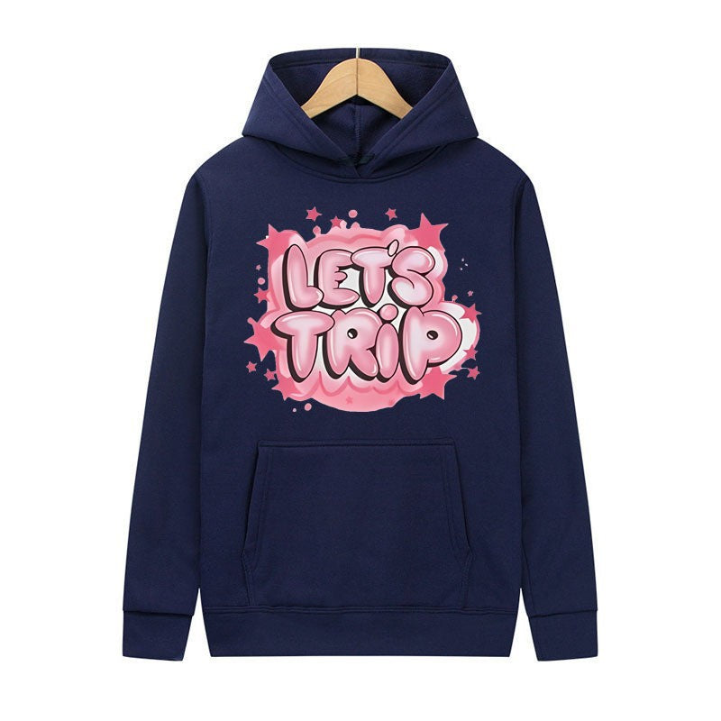 Women's hoodie with stylish graffiti print and comfortable fit Lisslune