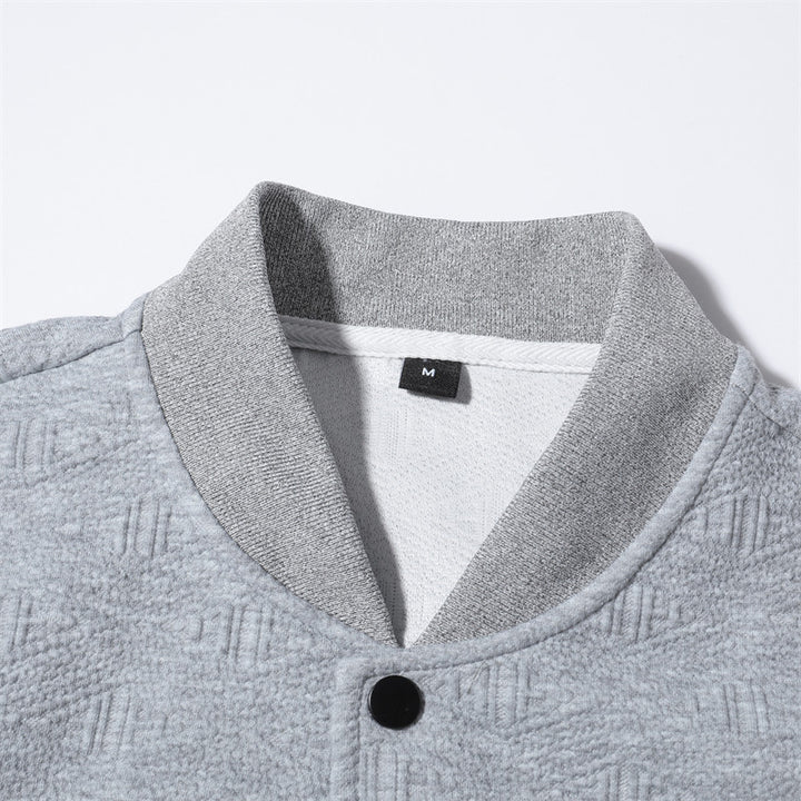 Men's Casual Bomber Jacket with Structured Design Lisslune
