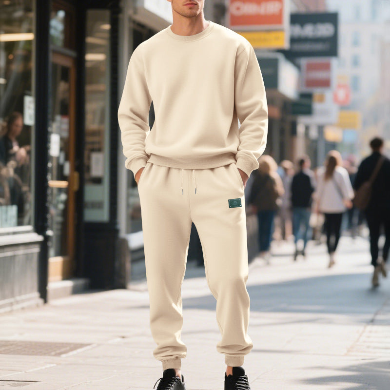 Men's comfortable sweat suit with elastic waistband and practical pockets Lisslune