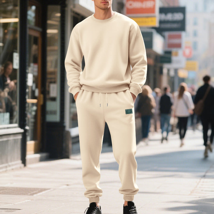 Men's comfortable sweat suit with elastic waistband and practical pockets Lisslune