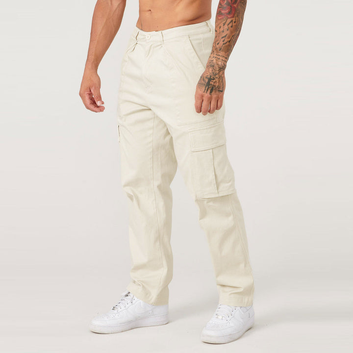 Men's cargo pants with numerous practical pockets Lisslune