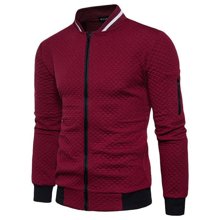Men's elegant quilted jacket with modern cut and practical pockets Lisslune