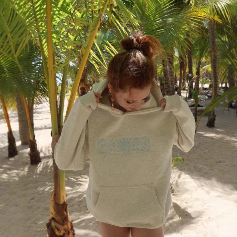 Women's Oversized Hoodie with Creative Graphics and Comfortable Fit Lisslune