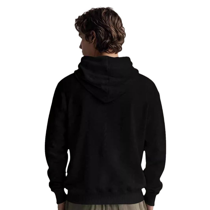 Men's hoodie made of soft fleece with textured design Lisslune