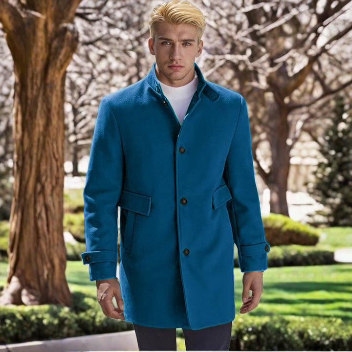 Men's elegant, fitted wool coat Lisslune