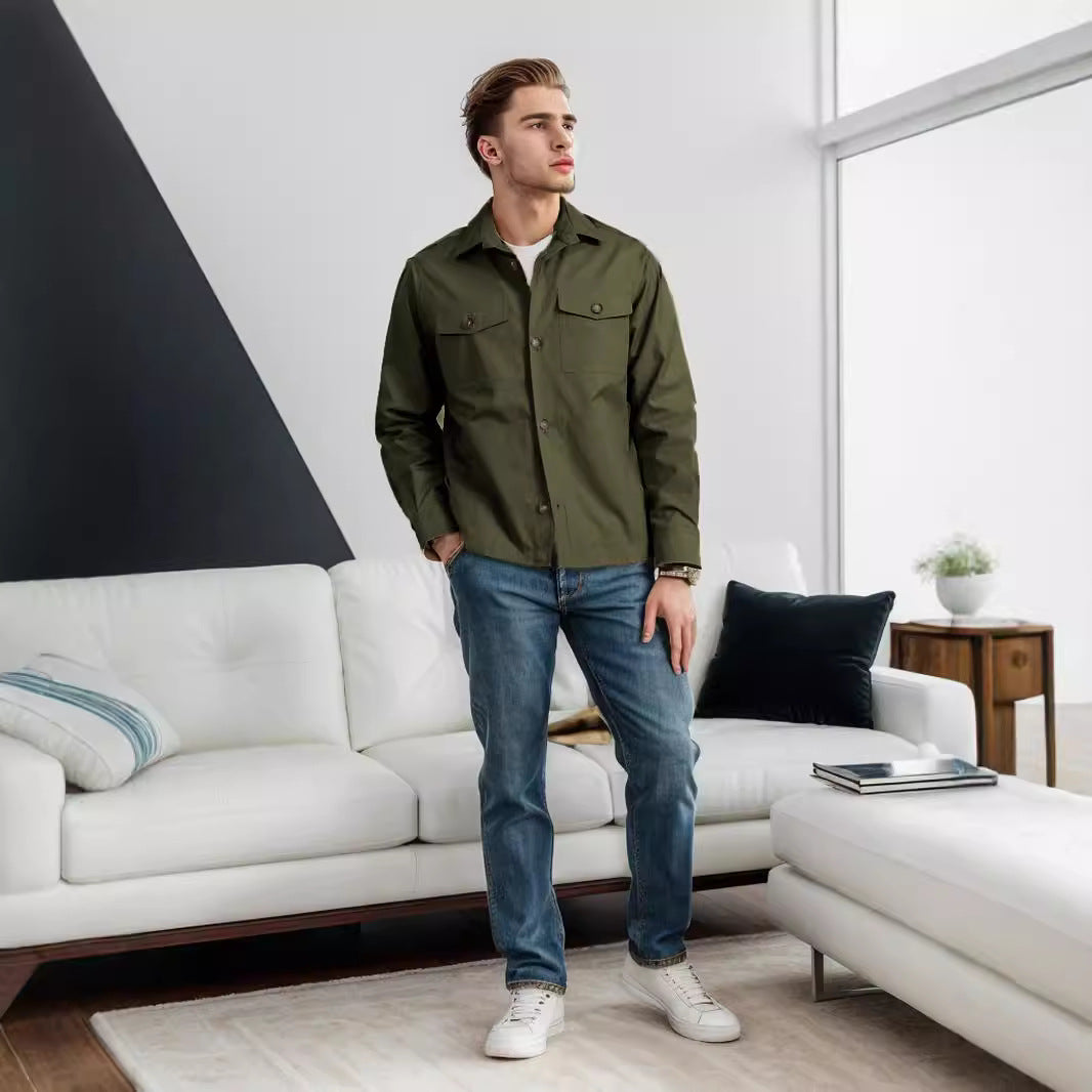 Men's Casual Utility Jacket Lisslune