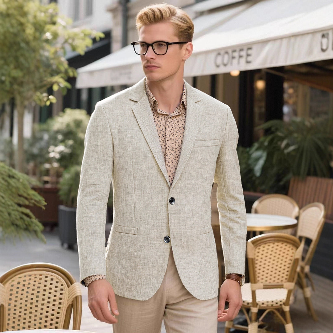 Men's summer lightweight fabric blazer Lisslune