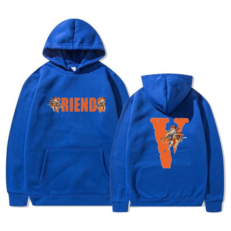 Women's hoodie with characteristic front and back print Lisslune