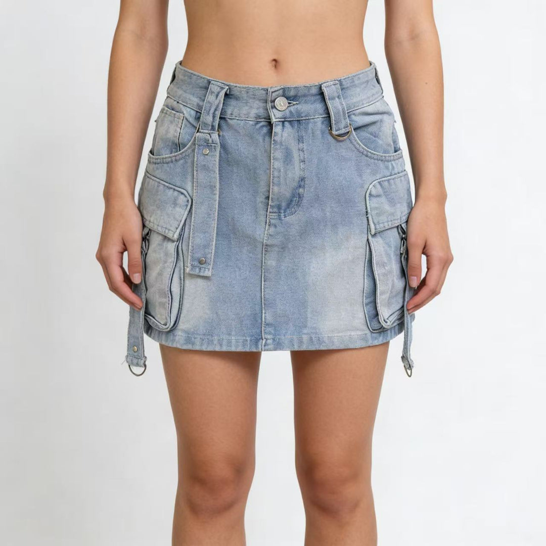 Ladies Cargo Skirt Lisslune