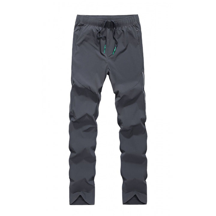 Men's lightweight outdoor pants with elastic waistband and quick-drying properties Lisslune