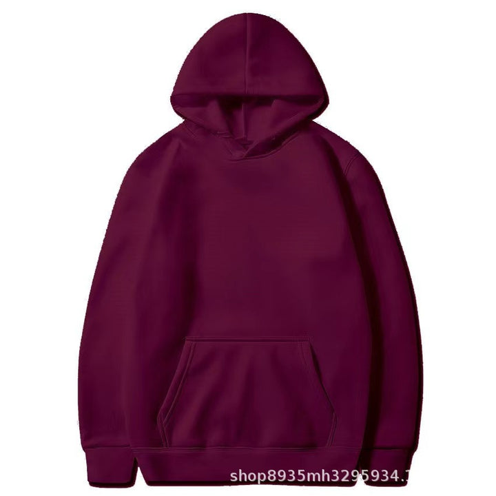 Men's Casual Hoodie with Soft Inner Lining and Practical Kangaroo Pocket Lisslune