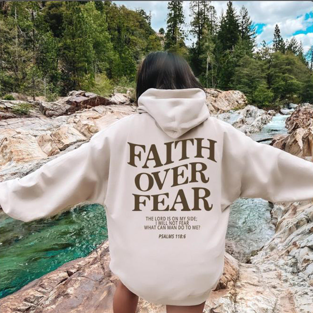 Women's hoodie with inspiring lettering and high-quality craftsmanship Lisslune